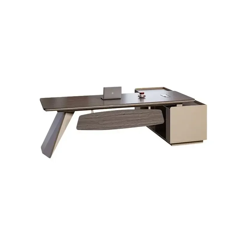 L Shaped Computer Reception Desks Study Standing Executive White Desk Organizers Storage Mesa Ordenador Modern Furniture