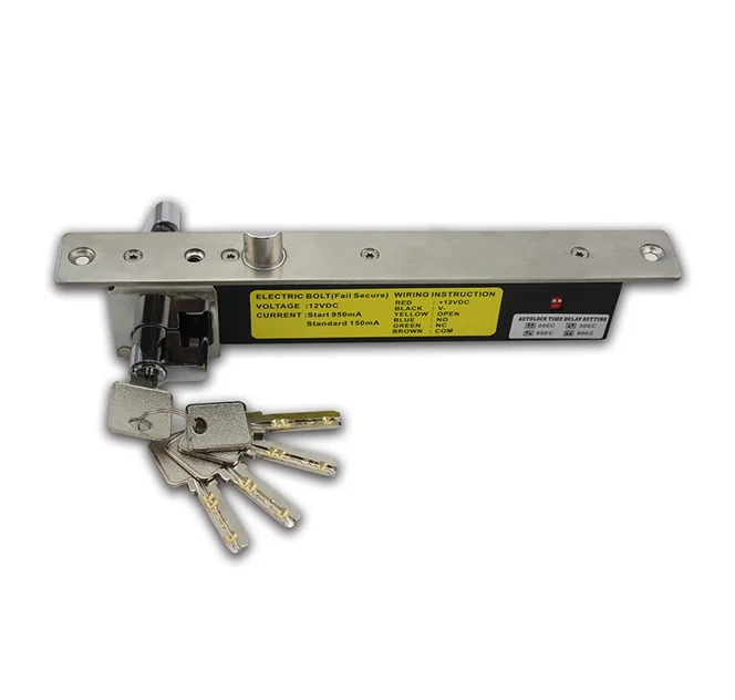 Electric Bolt Lock with Beveled Reversible Latch Bolt NI-400TO