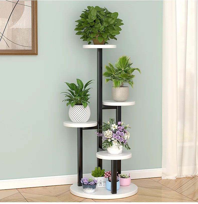 Plant stand Stand For Flowers Plants Stand Flowerpot Organizer Iron 4/5/6 Layers Plant Holder Storage Shelf Pot Rack