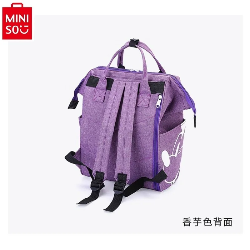 2025 New Campus Colorful Cartoon Mickey Cute Backpack Student Outdoor Travel Large Capacity Storage Bag