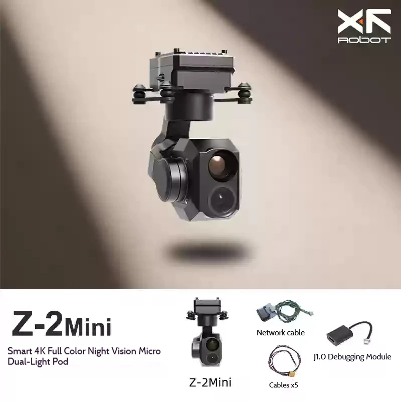 Z-2mini Per Rc Uav Intelligente 4k Visione Notturna All-Rounder In Miniatura Doppia Luce Pod Macchina Fotografica di Controllo Remoto Meccanico Robot Per Cani