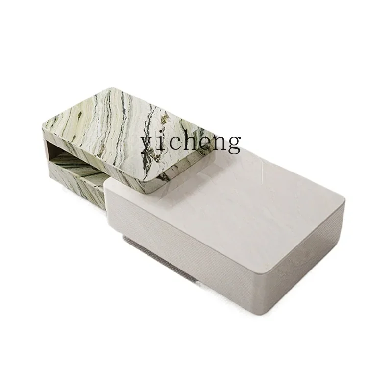 

marble coffee table modern simple light luxury creative living room home villa high-end