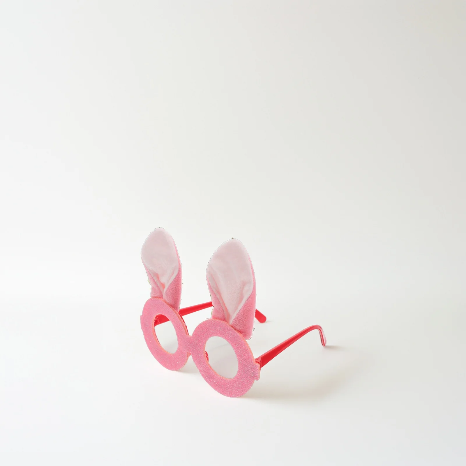 Coelhinho da páscoa óculos quadro glitter orelha óculos crianças festa favores foto adereços acessórios orelhas de coelho óculos quadro