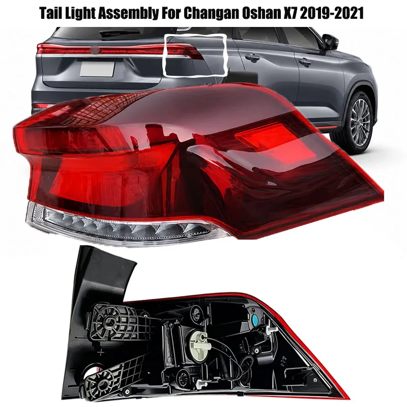 Rear Tail Light Assembly For Changan Oshan X7 2019‑2021 Rear Brake Turn‑Signal Lamp