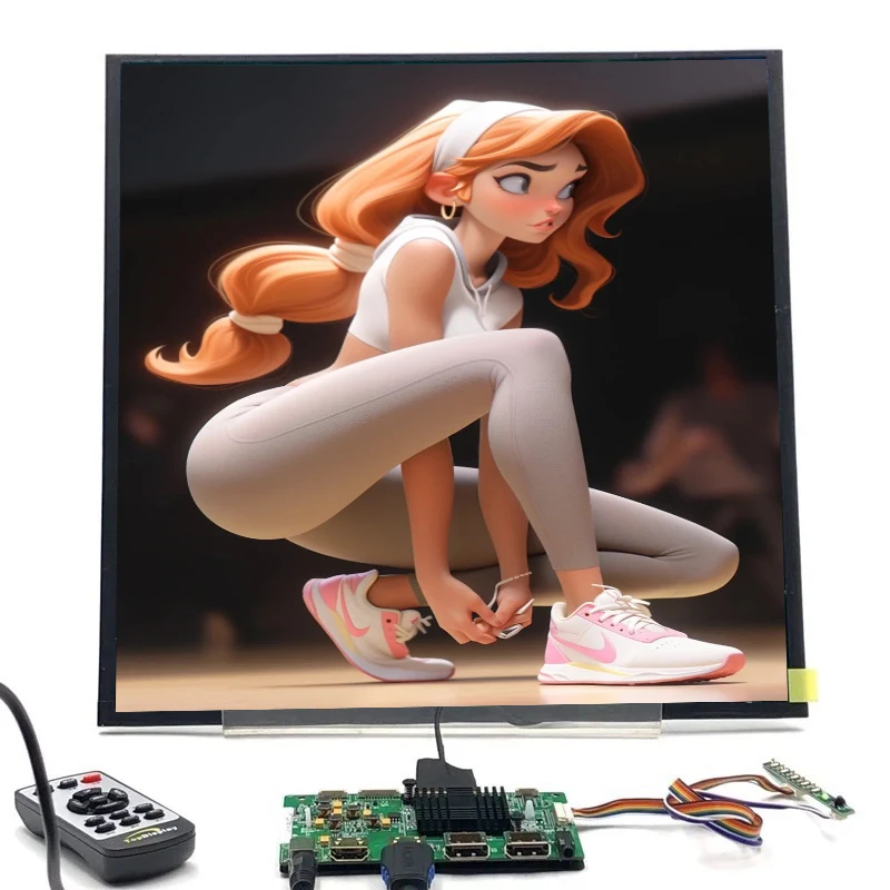 Auo 17-Inch Square LCD Display with 1920x1920 Resolution 600nits TFT  G170HAN01.0 Lcd Modules Digital Signage and Display