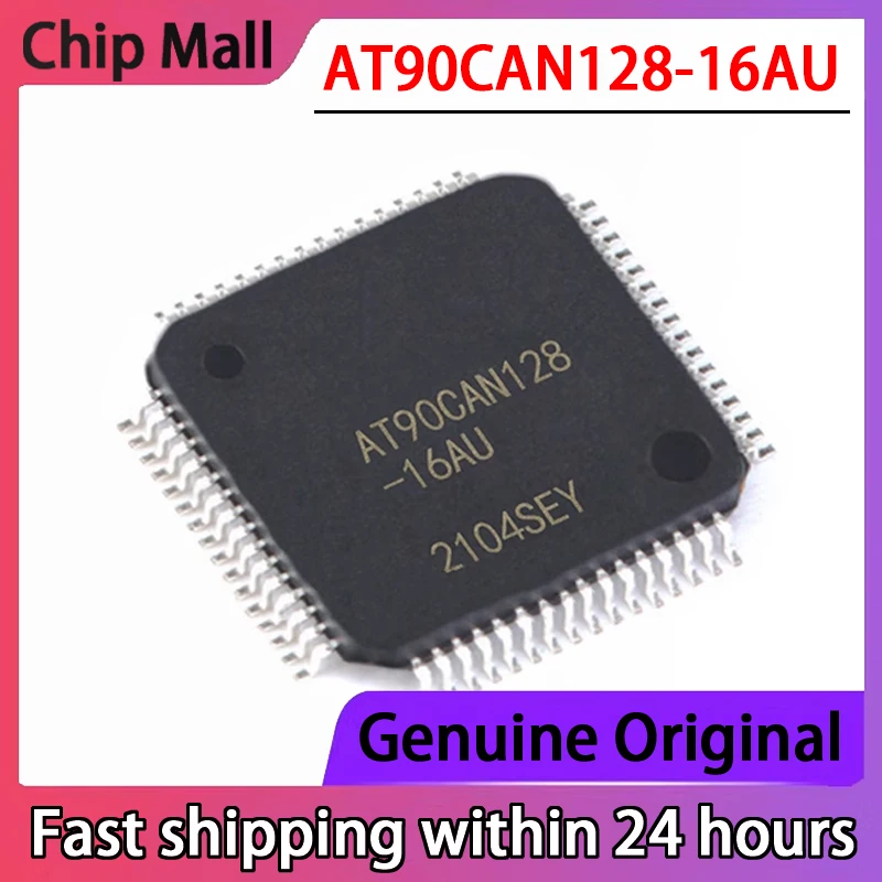 1PCS Original AT90CAN128-16AU AT90CAN128 TQFP-64 Embedded Microcontroller IC