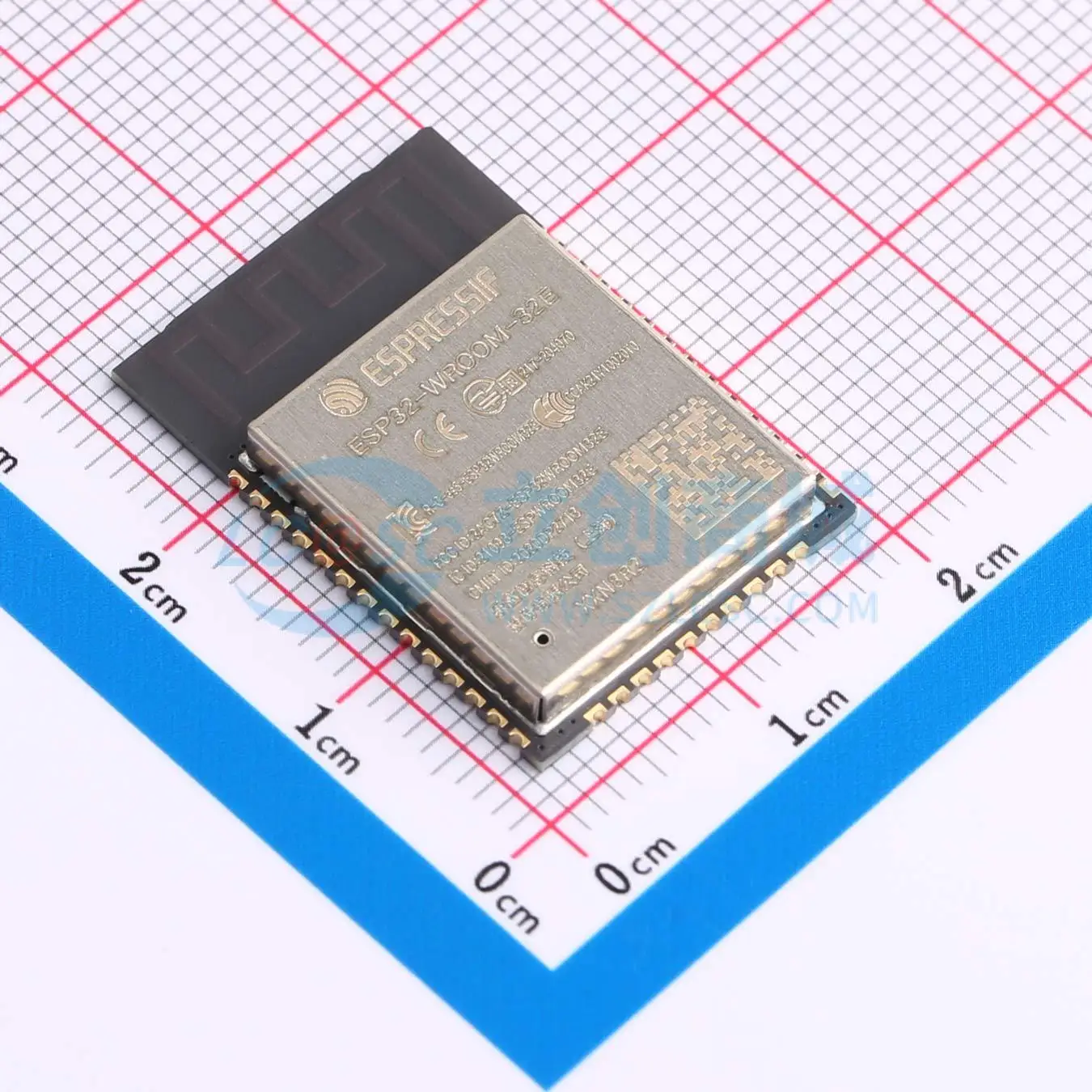 3pcs ESP32-WROOM-32E-N8R2 LCC-38(18x25.5) ESP32-DOWDR2-V3 ESP32-DOWD-V3 Bluetooth4.2 WiFi Wireless IoT Smart Home Module