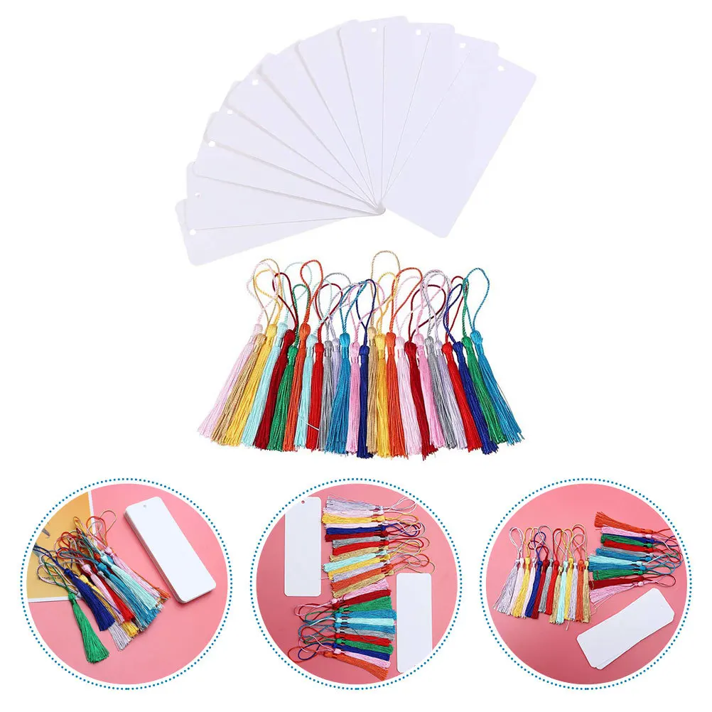 

48pcs Paper Card Gift Tags Blank Diy Bookmarks For Students Craft Making Graduation Birthday Teacher'S Day Unfinished Bamboo