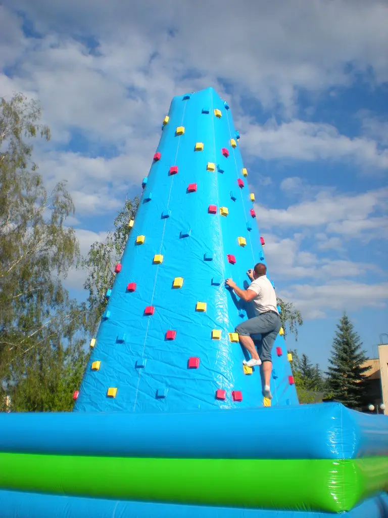 Indoor and Outdoor Climbing Kids Playground Equipment Inflatable Children Climbing Wall Home Backyard Climbing Wall for Kids