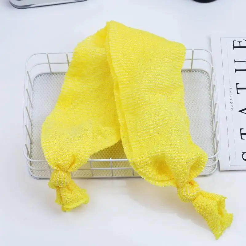 متجمد منشفة استحمام طويلة فرشاة الجسم مرونة عالية التقشير حمام تدليك أداة لفرشاة غسيل الحمام الخلفي