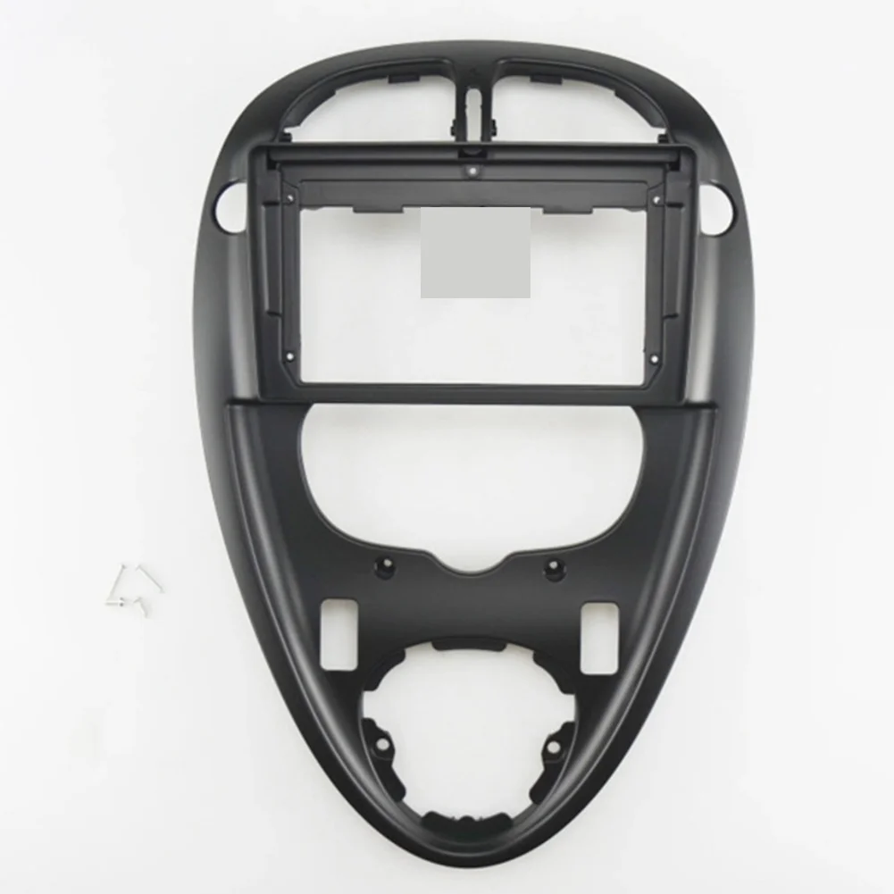 

9-дюймовый автомобильный стерео адаптер для приборной панели автомобиля, 2-DIN-установка, АБС-пластик, конструкция, GPS-навигация, совместимость, комплект монтажной панели