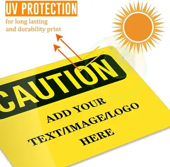 客製化道路安全警示標誌,個人化文字Logo戶外鋁製金屬標誌,適用於家庭、辦公室、花園、道路等場所。 6 最佳銷售 客製化金屬標誌 - №5