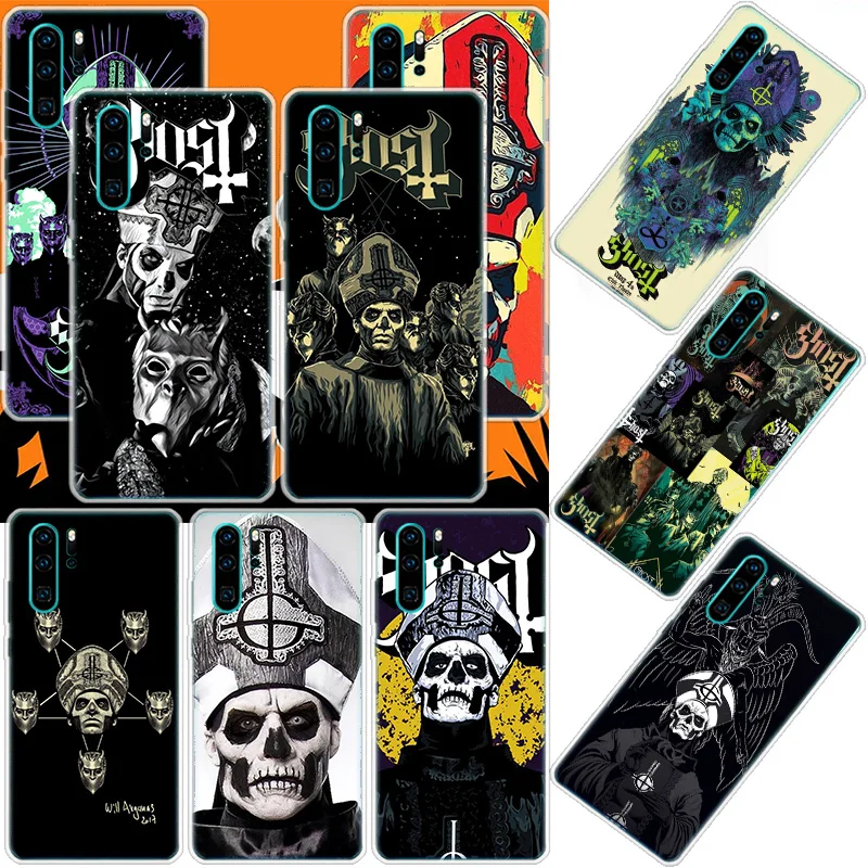 Ghost Papa Emeritus Phone Case For Huawei Mate 40 Pro 30 20 Lite 10 Huawei P30 Lite P50 Pro P40 P20 P10 Cover Coque