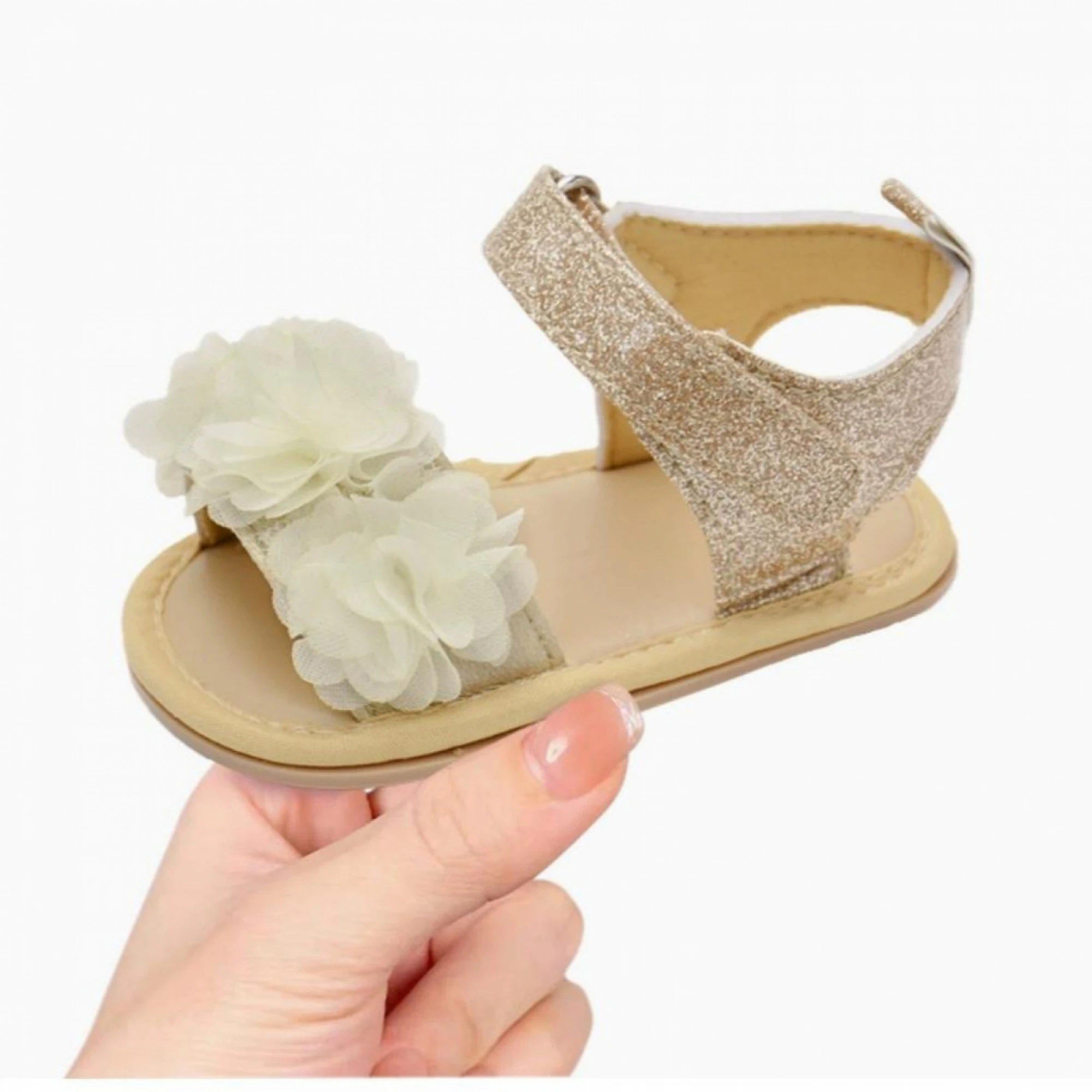 

Toddler Girls Sparkly Glitter Mary Jane Shoes with Bowknot Design Adorable Princess Style Soft Sole Walking Sandals