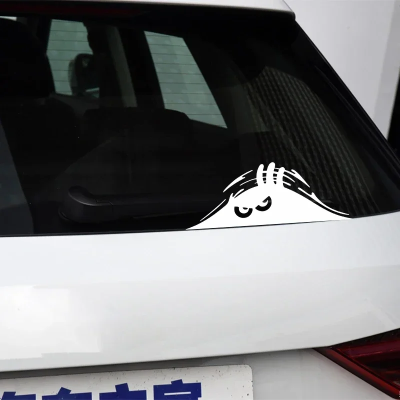 Car interior stickers Various Colors Vinyl Decal Angry Peeping Devil Eyes Motorcycle Decorative Accessories Creative19cm*7cm