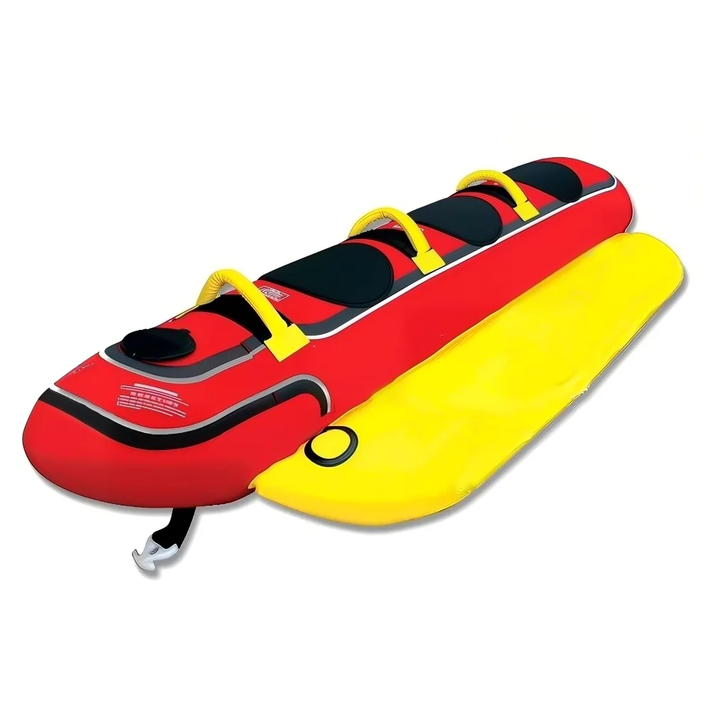 Affordable Price 3 Rider Inflatable Hot Dog Banana Boat Towable Tow Tube