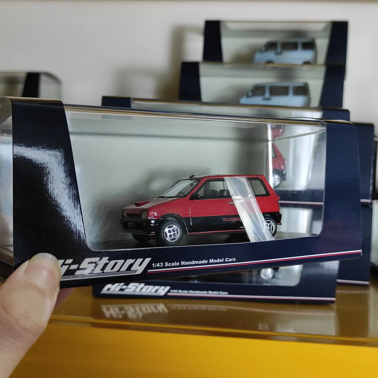 Hi-Story DAIHATSU MIRA Turbo TR-XX 1985, Kunstharz-Automodell im Maßstab 1:43, Sammlerspielzeug, Geschenk, Souvenir-Display-Ornament