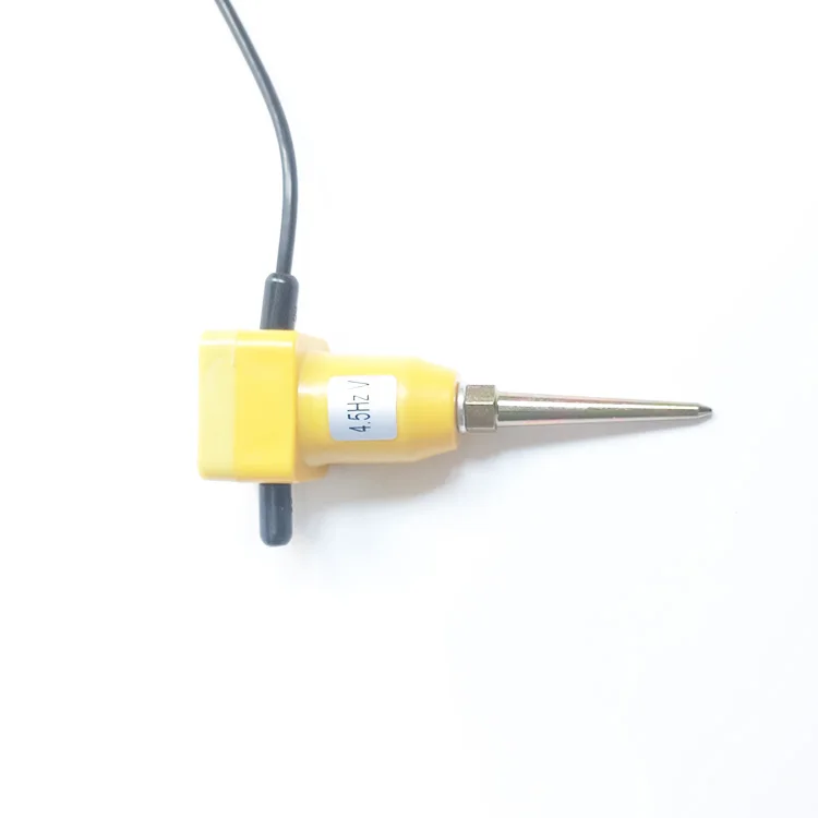 4.5hz Geophone Sensor Vertical with BNC Male Connector , Coaxial Shielded Cable, Jeofizik Jeofon 4.5 Hz String