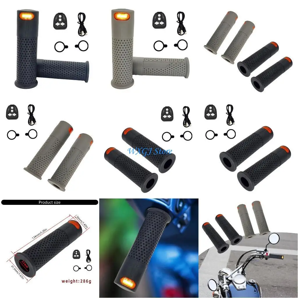 

37JE Recreational Scooters Handlebar with Safety Lights Not Slip Scooters Handle set