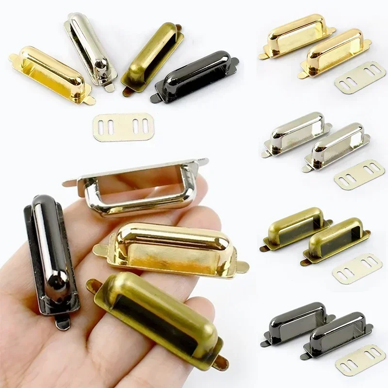 4/10Pcs 25*9mm D Ring Metal Buckles Arch Bridge Connector Hang Hook Bag Clip Clasp Hardware Decoration Loop Sewing Accessories