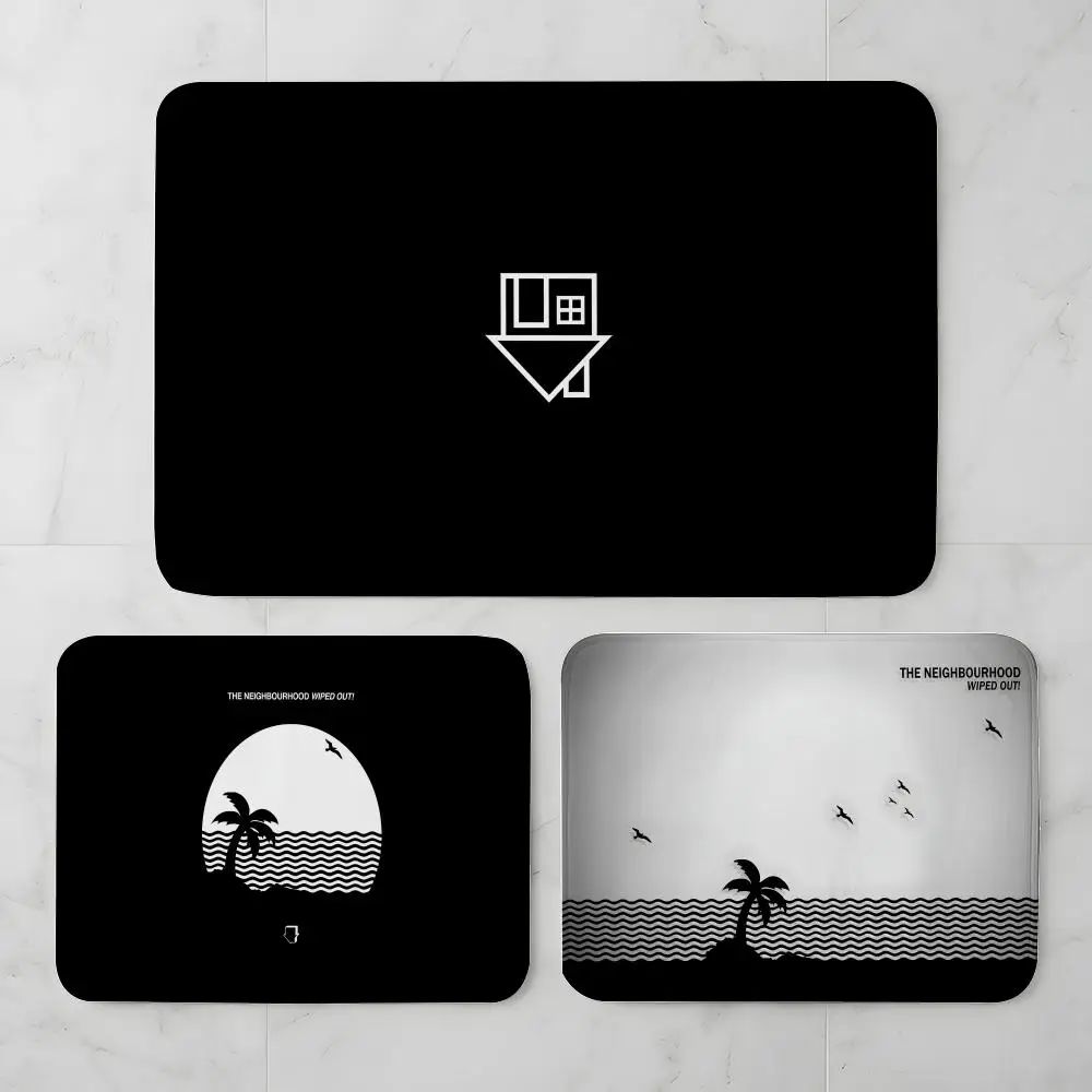 

Band The N-Neighbourhood Floor Mat Cozy Flannel Soft Thick Non-Slip Mat For Living Room Bedroom Kitchen Decor Rugs