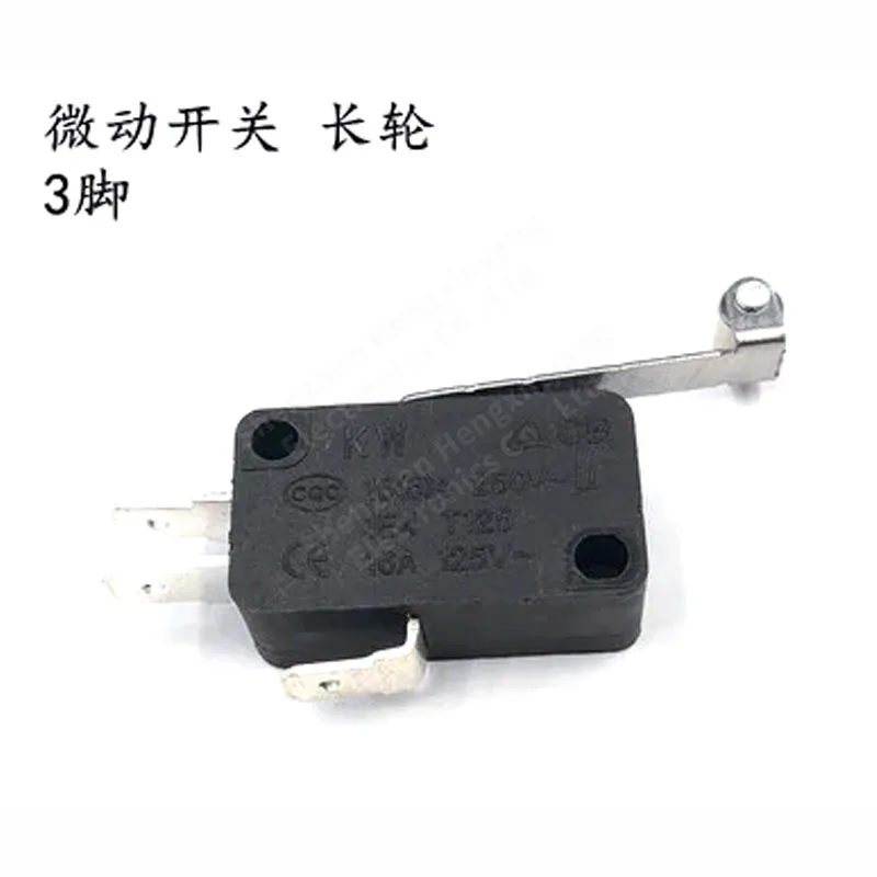 10PCS Micro Switch Limit Switch Self-Resetting Switch Long Rod 3 Feet KW 16 (5) A 250V