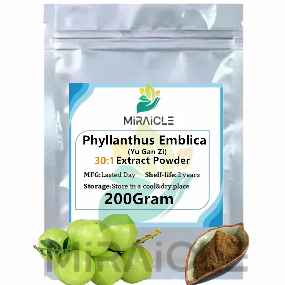 50-1000g Extrait de ganglion résiduel Phyllanthuis Emblice 30:1