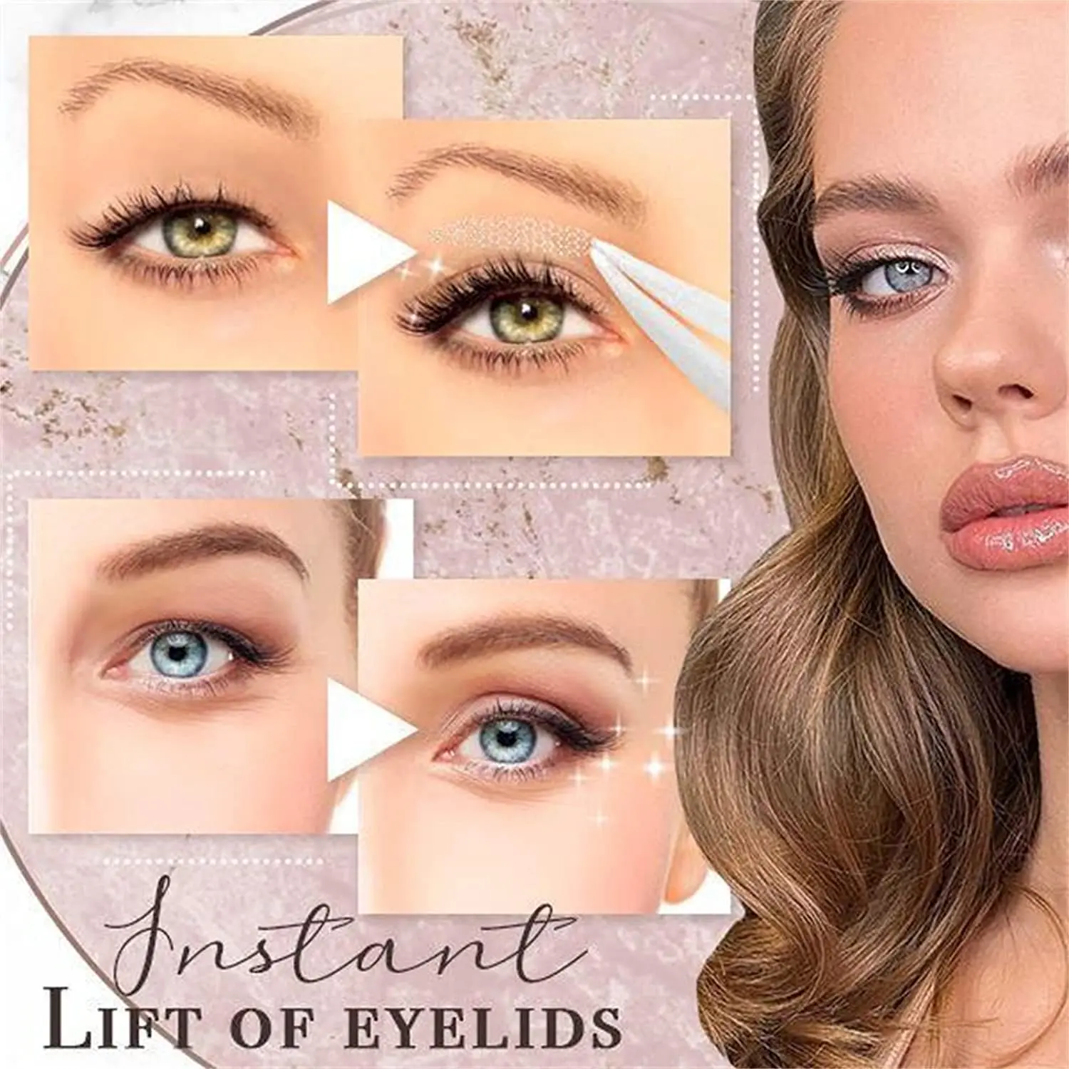 120คู่ที่มองไม่เห็น Eye Lifting โดย Sticked ตาที่มองไม่เห็น Lift เทปตาสติกเกอร์เครื่องมือความงาม