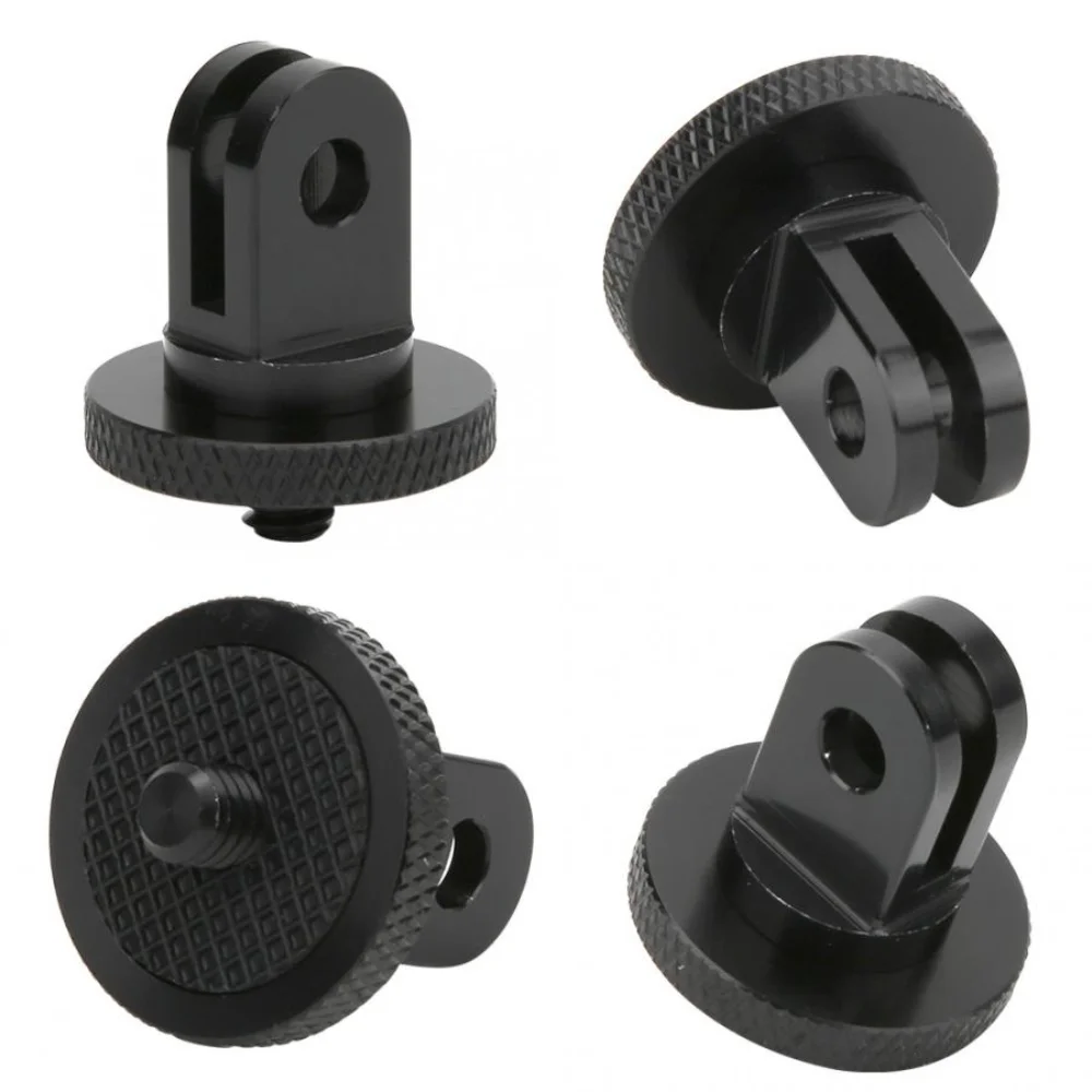 Aluminum Alloy 1/4 inch Mini Tripod Adapter Mount for GoPro Hero 12 11 10 9 Black Sjcam M10 Xiaomi Yi 4K Eken Go Pro Accessory