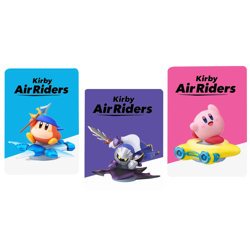Kirby Air Riders Series Bandana Waddle Dee & Winged Star Kirby card Warp Star Kirby card Meta Knight & Shadow Star Kirby card view 3