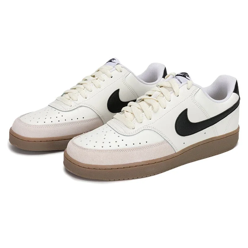 Original New Arrival NIKE Court Vision Low  Men's Skateboarding Shoes Sneakers