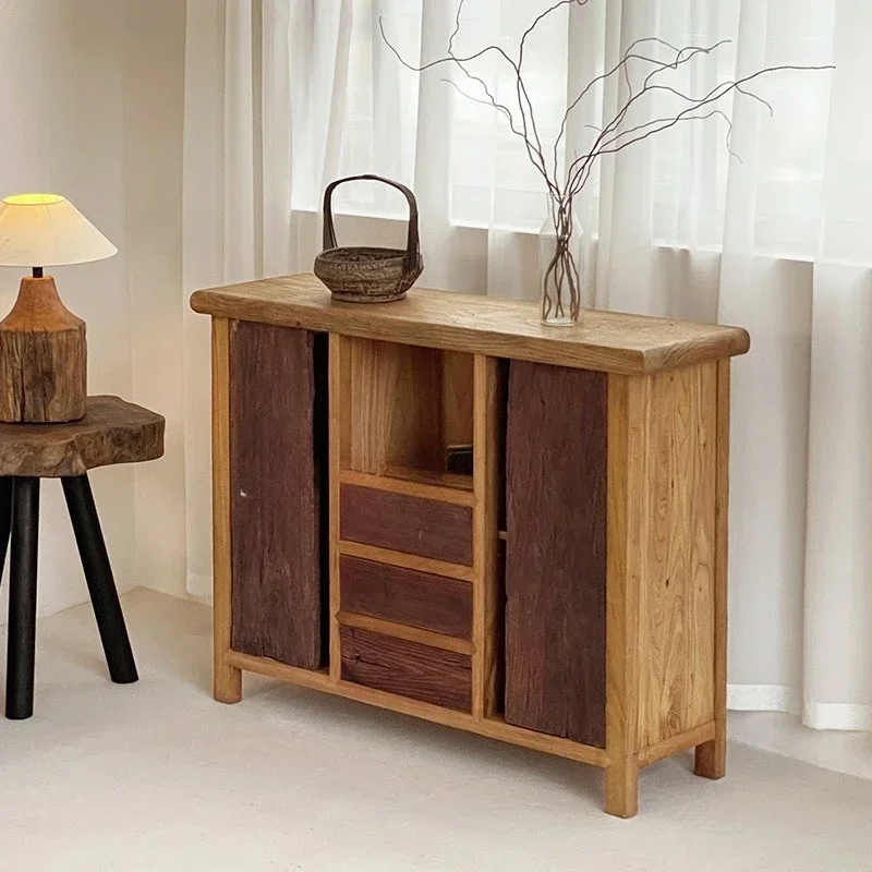 solid wood sideboards, storage cabinets, household second-hand homestays, furniture, floor-to-ceiling cabinets, minimalists