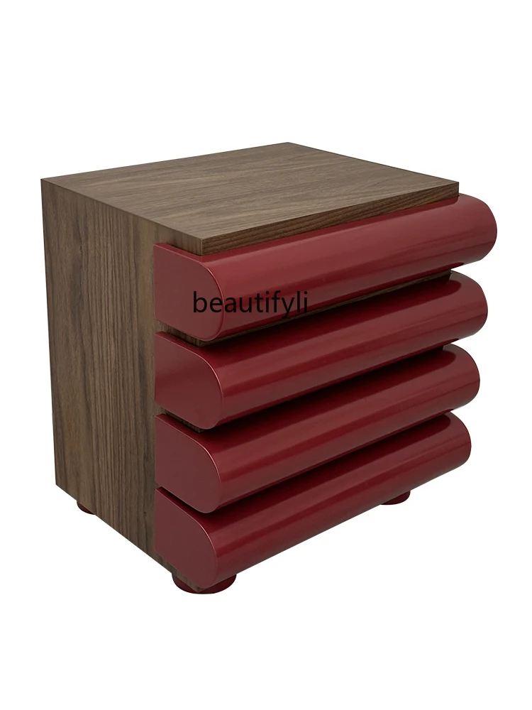 

Italian French style antique bedside table designer Italian style multi-layer chest