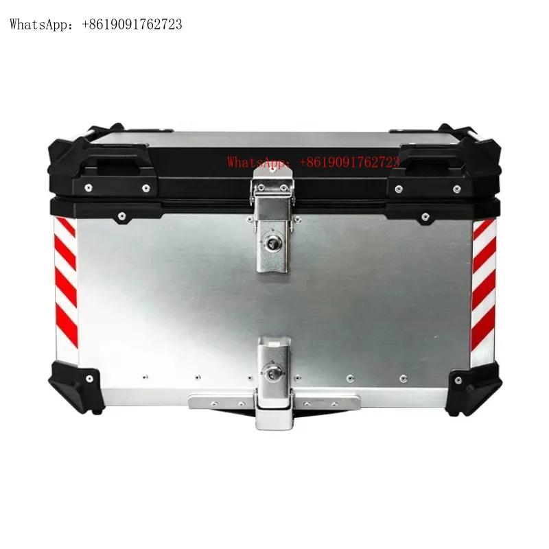 

Лидер продаж на заводе 65л серебристый + черный F2-MOTO мотоциклы верхний чехол задний багажник хвостовые коробки мотоцикла из алюминиевого сплава