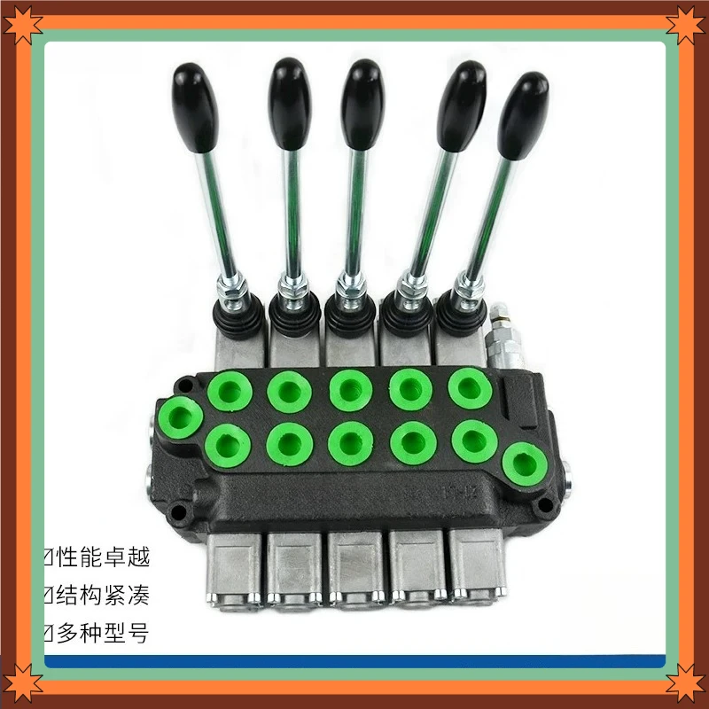 ZT-L12 Series Multi-way Directional Valve Manual Valve Hydraulic Distributor One To Eight Valves