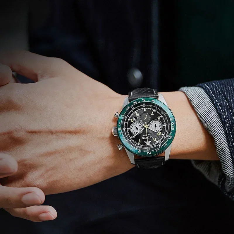 CITIZEN-Relógio Automático Masculino Multifuncional, Relógios Esportivos Quartz de Luxo, à Prova de Choque, Calendário Luminoso, Data, Casual, Brand