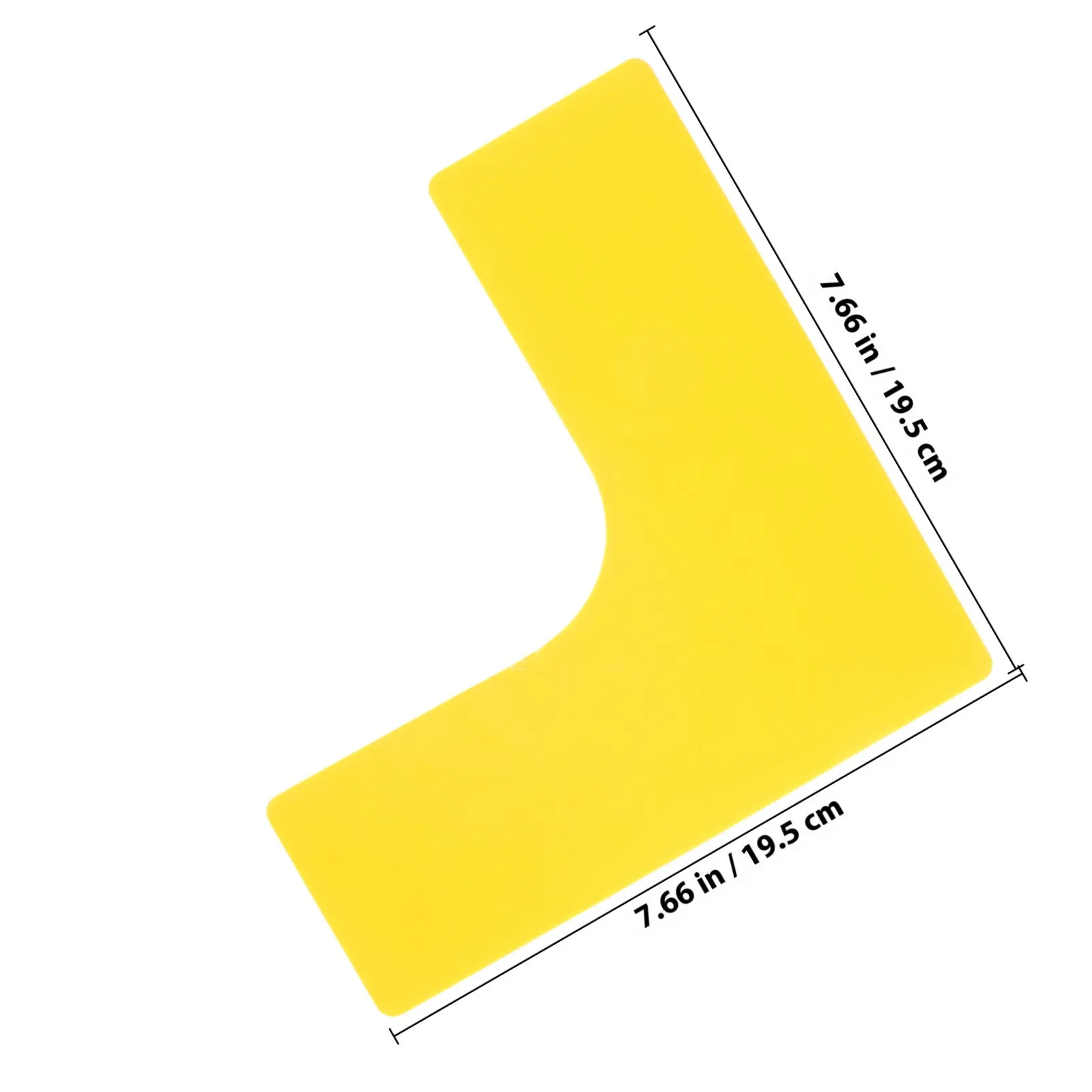 4pcs Basketball Court Marking Pads – PP Material, Clear Visible Right-Angle Corner Training Aids