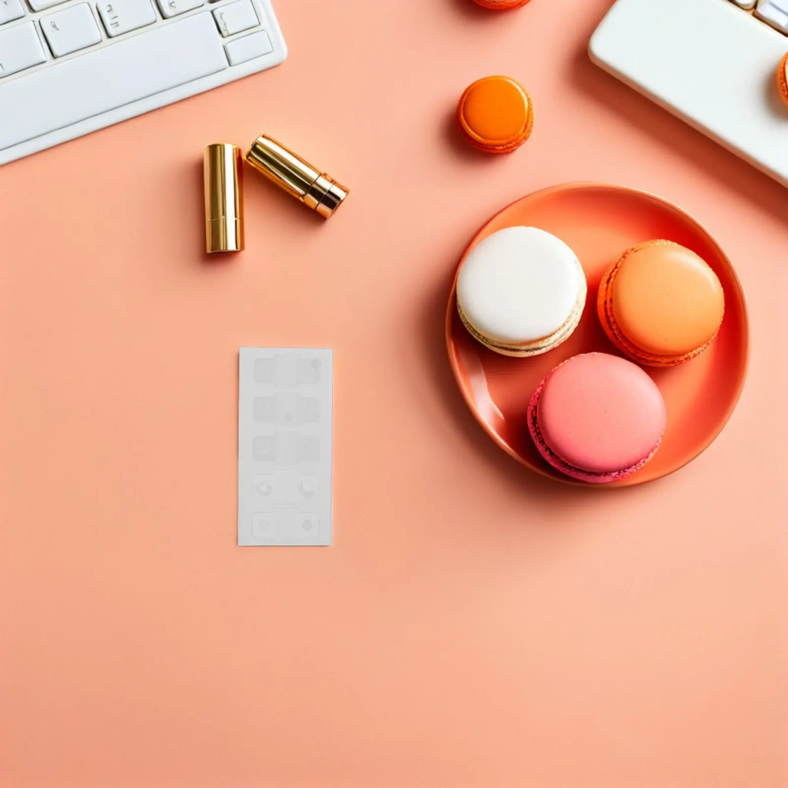 

50 Sheets Clear Hole Reinforcement Stickers for Binder Pages Self-Adhesive Page Reinforcers Tear-Resistant Office School