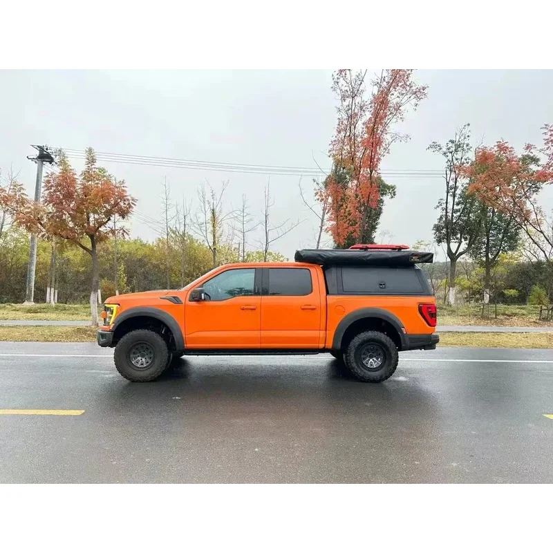 Custom Pickup Hardtop Waterproof Topper Truck Canopy with Center Lock Hilux Vigo RAM 1500 2500 F150 Tacoma C