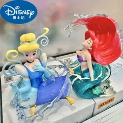 Disney Princess Artistic Mapping Blind Box Ii Series Ariel Jasmine Cinderella Aurora Snow White Anime Fgiure Model Toys Gift