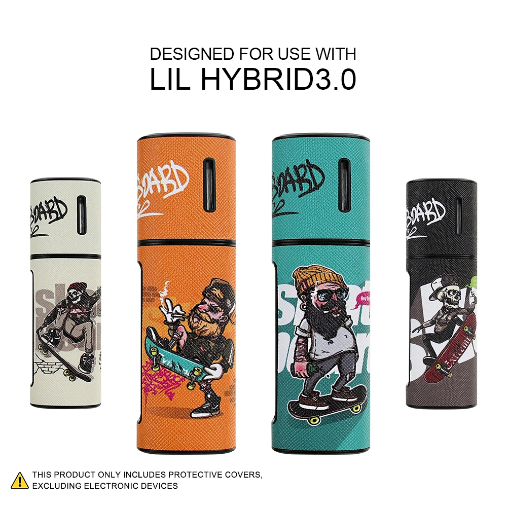 PU leather protective case suitable for LiL HYBRID 3.0, a fashionable and trendy protective accessory for electronic cigarettes.