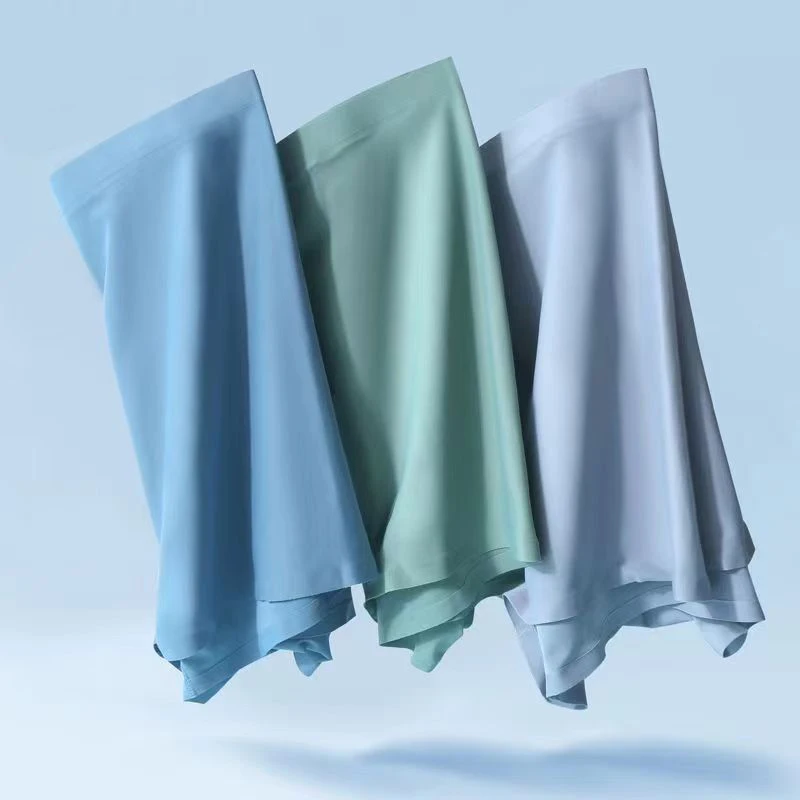 1 قطعة Traceless سراويل الرجال سراويل بوكسر الحرير الجليد الملابس الداخلية رقيقة السروال مثير سراويل تنفس الملابس الداخلية المرنة بالجملة #3