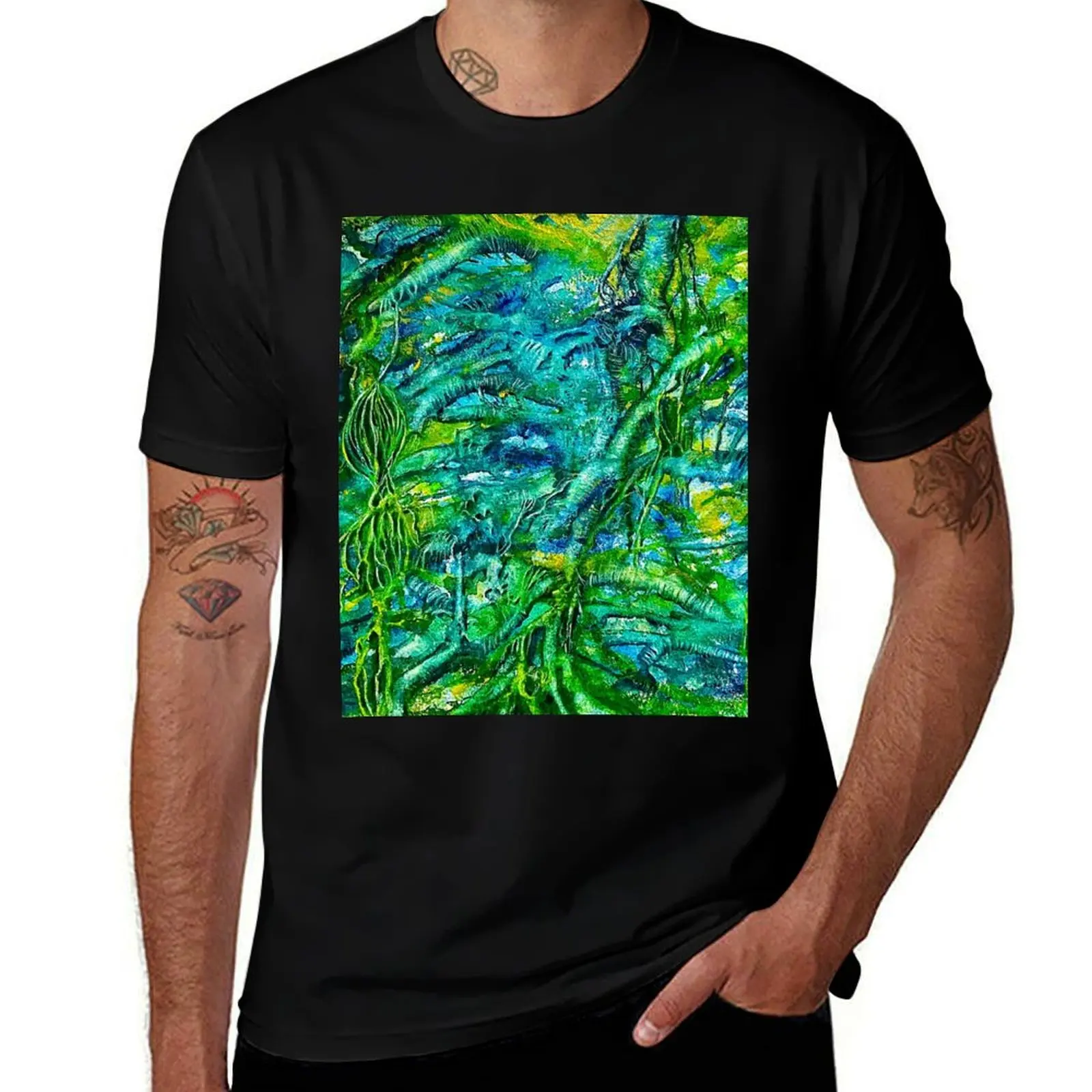 Tree revenge T-Shirt Casual Pattern Print Tee Shirt T-Shirt
