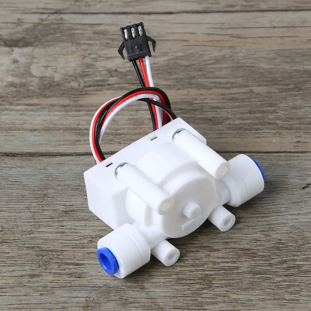 Precise Fluid Flow Sensor For Water Purifier Coffee Maker 2 Point PE Tube Connector Stable Liquid Measuring Tool