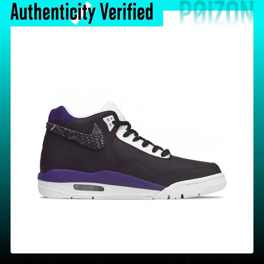 Nike Flight Legacy Black Viper Abrasion Resistant Slip Resistant Abrasion Resistant Slip Resistant Mid top BQ4212-101(Team73-)