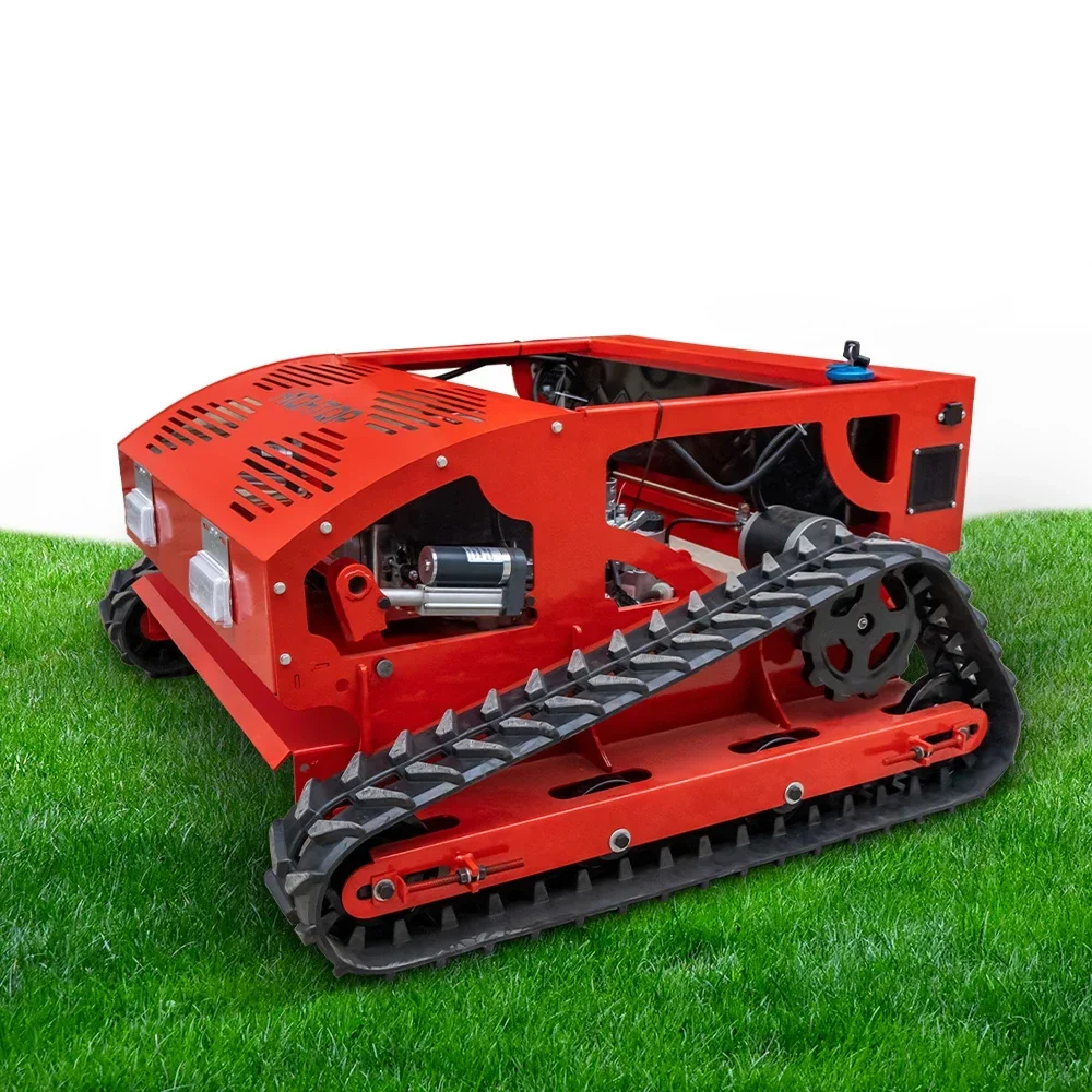 Radio Control Mowers Slope Lawn Mower Tracked All Terrain Remote  Robot Weed Mowing Machine