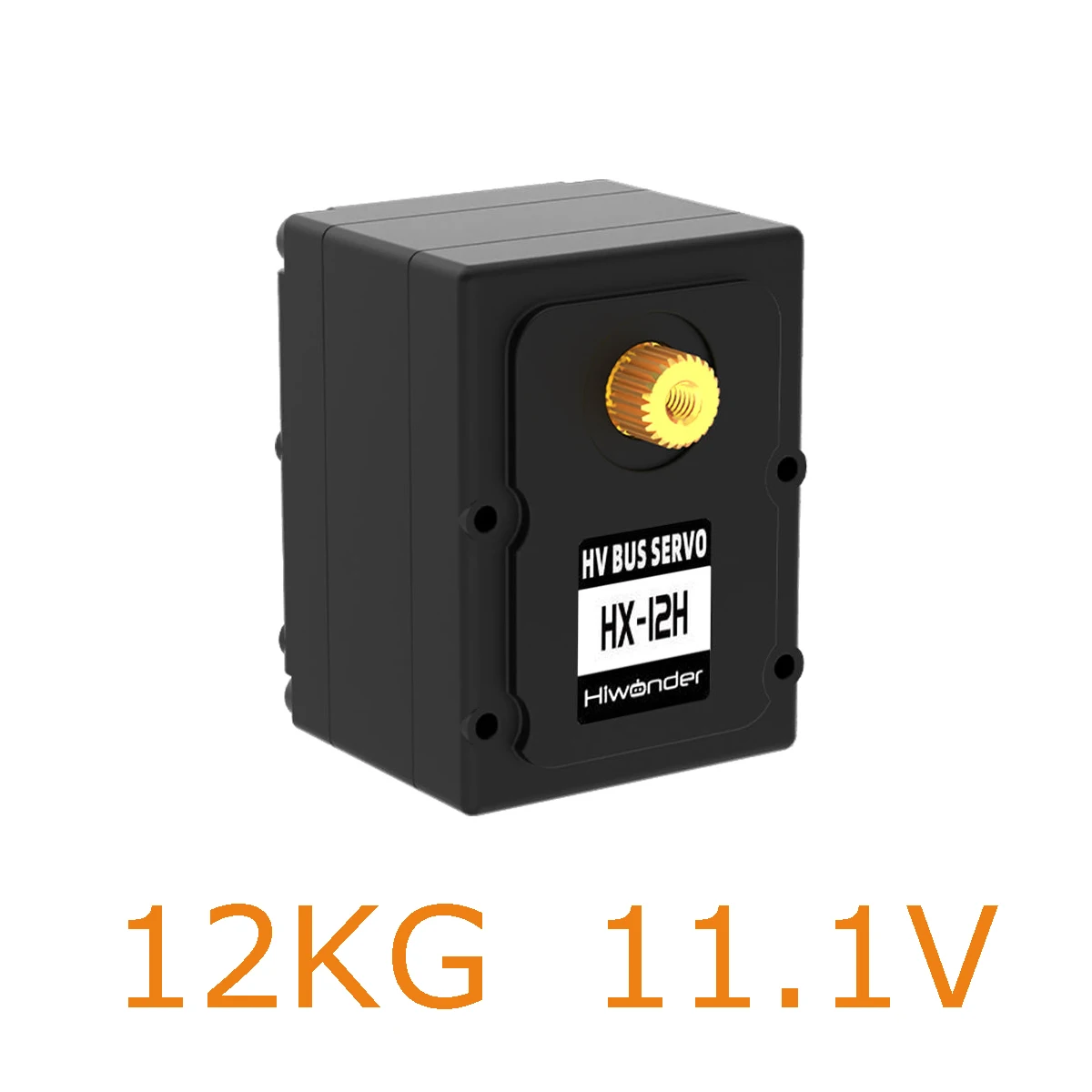 12KG Small Size Double-shaft Bus Servo Hiwonder HX-12H High Voltage High Accuracy Servo with Metal Gear Data Feedback for Robot