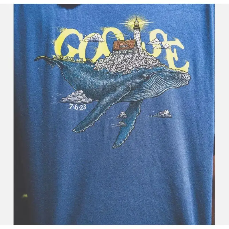 

Новая футболка Goose Band Blue Music из хлопка S 2345XL