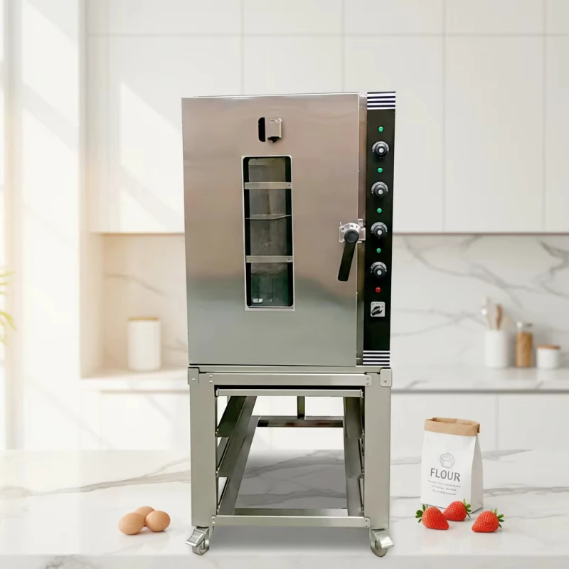 Commercial Use Three Deck Three Tray Electric Baking Oven with Sourdough Bread Oven Loaf for Bakery