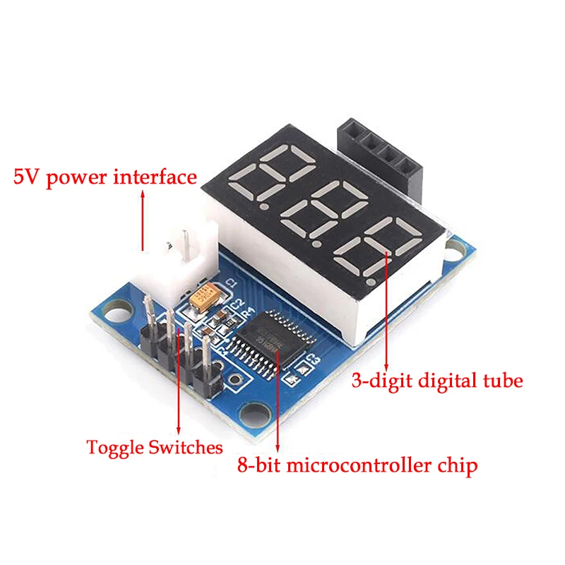 Модуль ультразвукового измерения расстояния HC-SR04, тестовая версия, последовательный выход, цифровой измеритель расстояния в трубке